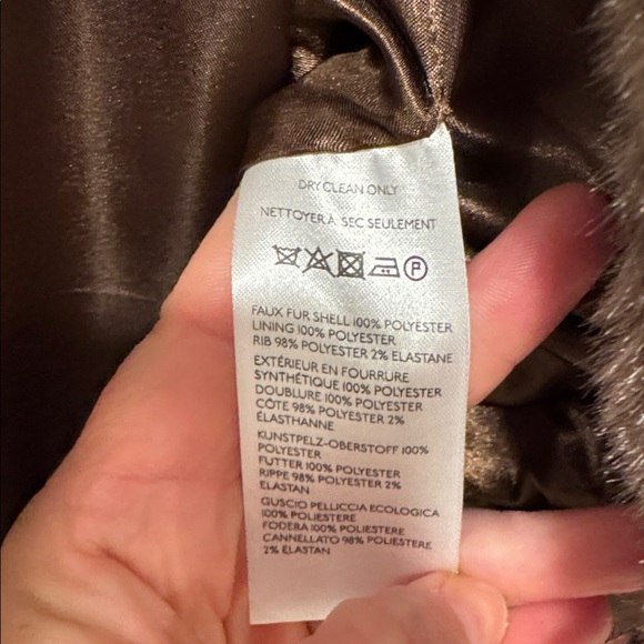 Faux fur Anthropologie jacket - Picture 3 of 3